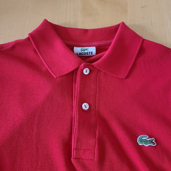Lacoste Men Polo F5191 Red in size 3, small - Picture 6 of 12